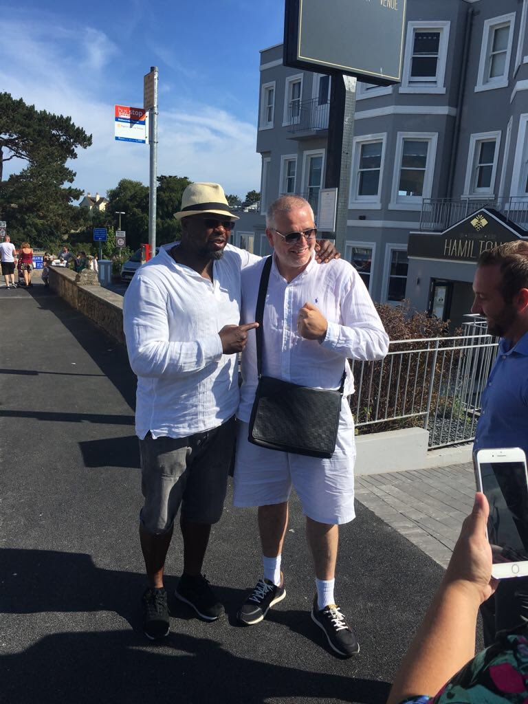 peterfury's tweet image. .Look who I bumped into on the streets of Torquay” the man himself @DonCharles1961 real pleasure always the gentleman 🙏
