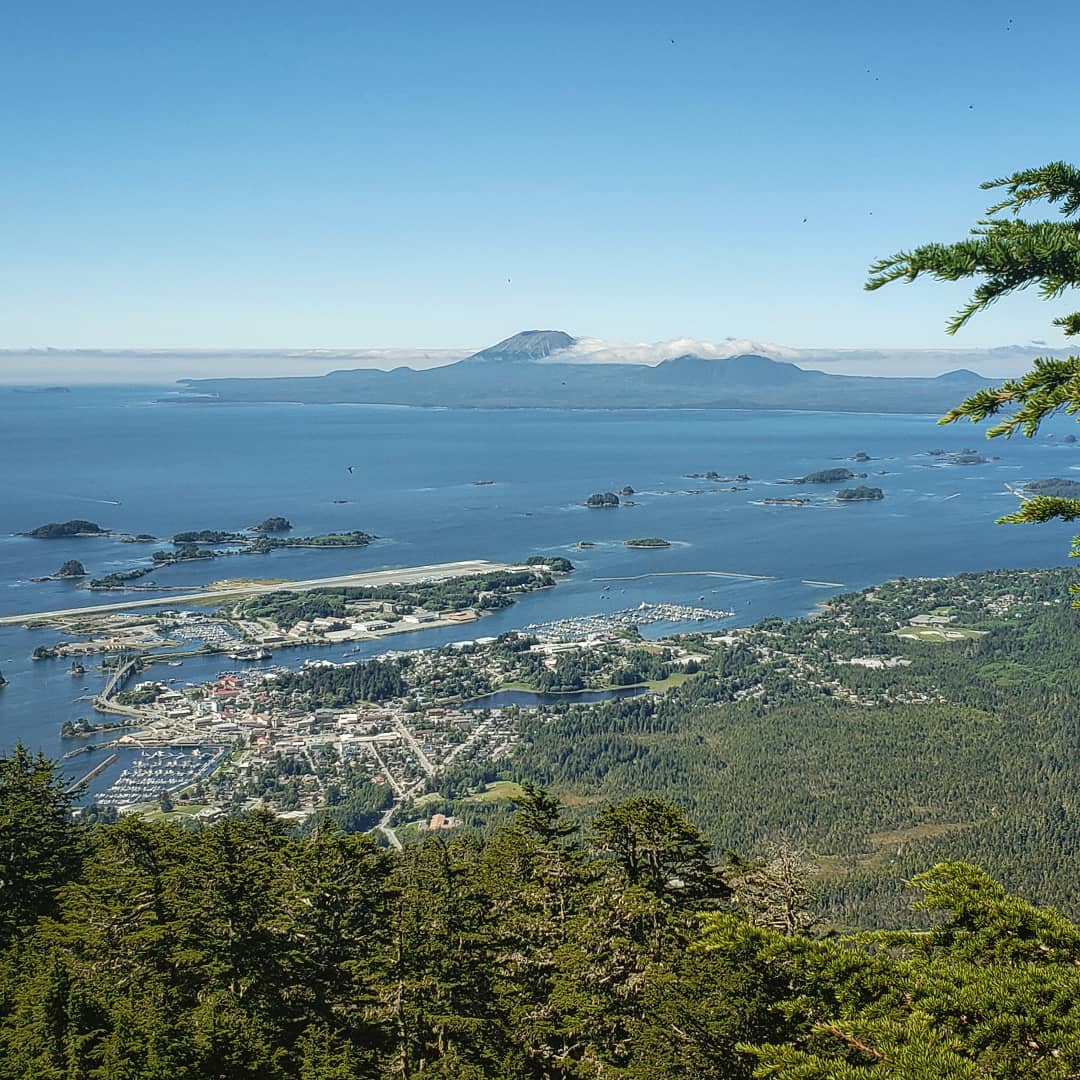 TravelSitka's tweet photo. From Mount Verstovia ⛰ the view of #Sitka is spectacular! 🌲 It is a 2.7 mile trail with an elevation gain of 2550 feet. 🍃 #optoutside #pnwonderland #wanderlust #sitkathrough4seasons #sitkasummer #travelsitka https://t.co/gPSjbnIJCT