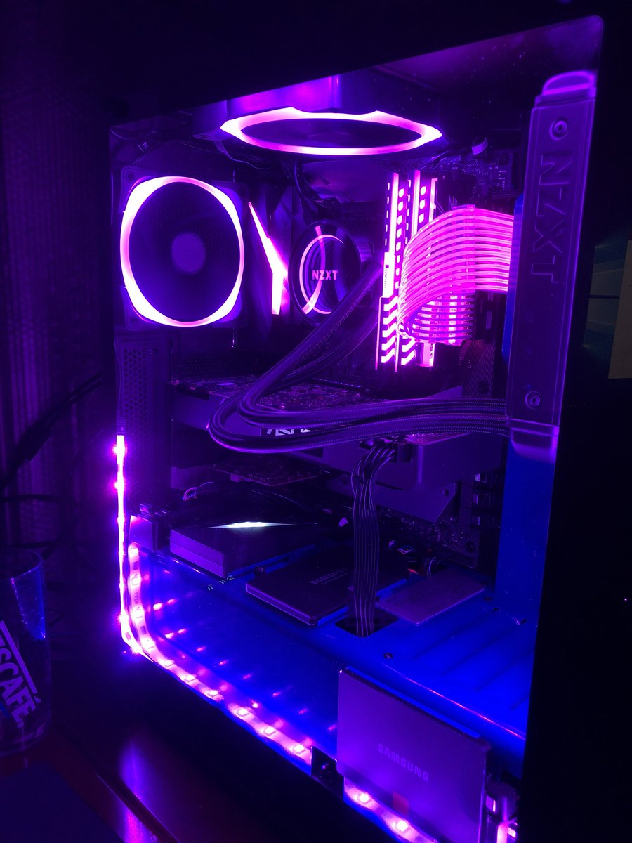 あごひげ やっぱかっこいいなー 自作pc Nzxt Aurasync