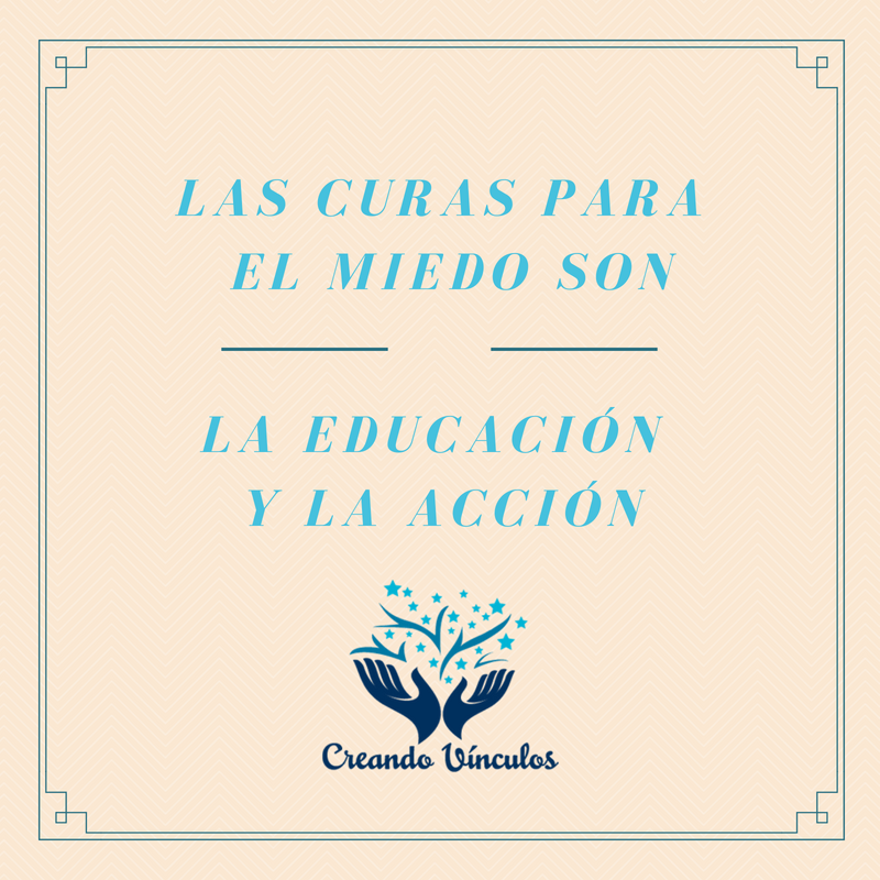 C_Vinculos's tweet photo. El antídoto del #MIEDO 
#educacion #accion #Psicologia #desarrollopersonal #Optimismo https://t.co/I0bVJ2fLrm