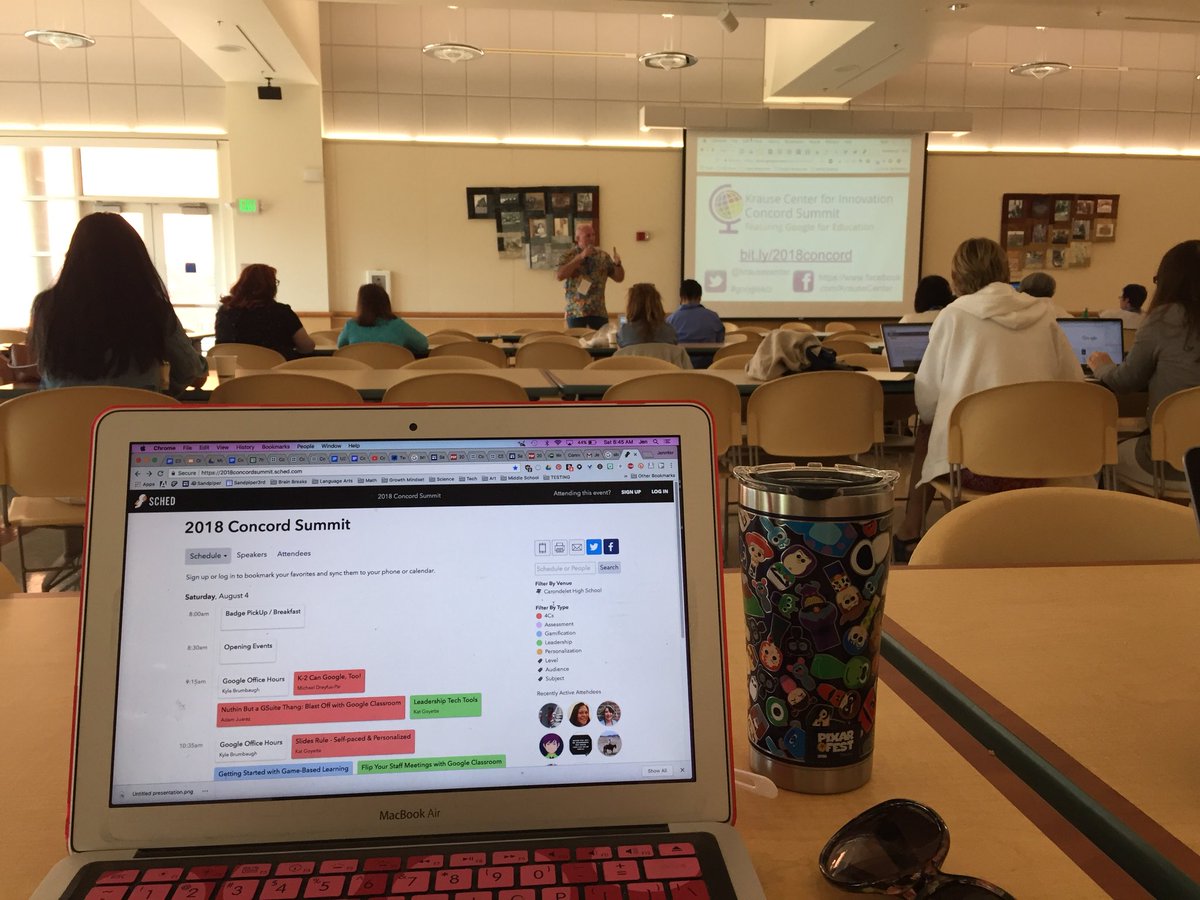 TeachChoSelf's tweet photo. Can’t stop! Attending 2018 Concord Summit! #KCIsummit #Merit18 #Merit17 #googlekci https://t.co/O6nFNZTJw4