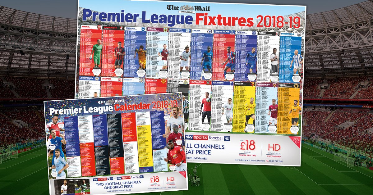 Premier League Wall Chart