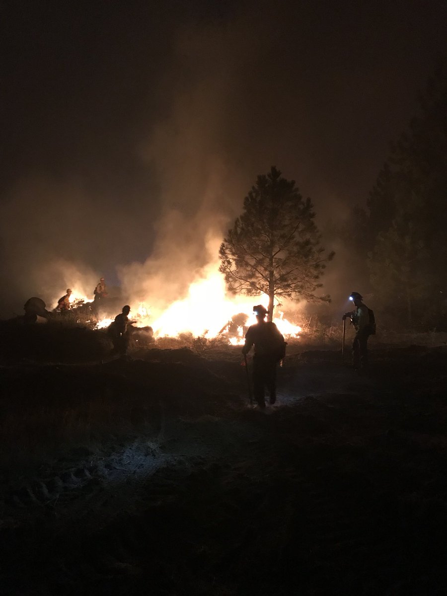 NEWIMT's tweet photo. Angel Springs Fire
The fire remained active throughout he night and crews continued to provide structure protection and establish containment lines. 

#AngelSpringsFire #WaWILDFIRE #IMTTeam1
Photos courtesy of Rich Llewelyn https://t.co/ZgGKY6mzoq