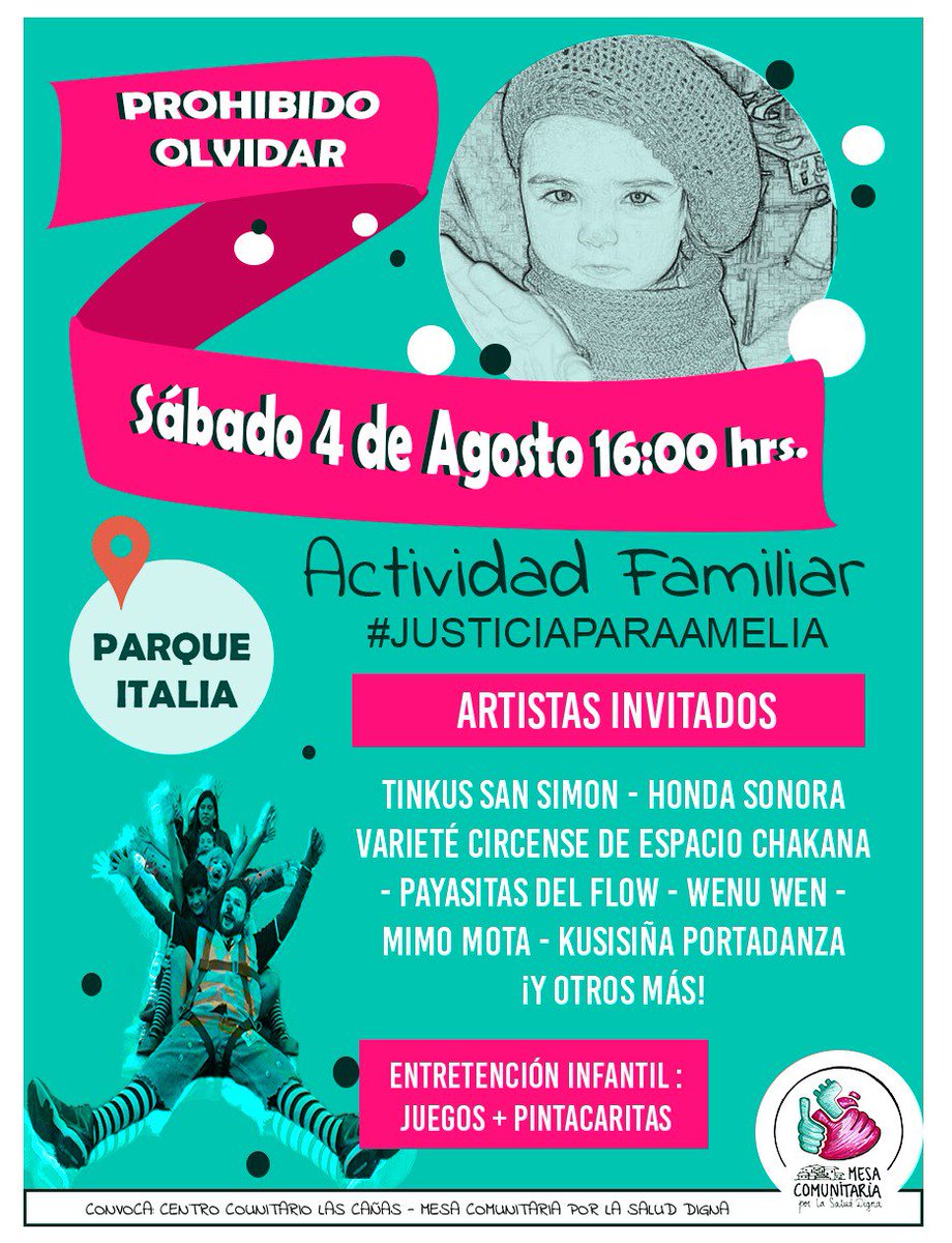 mspt_v_region's tweet photo. Hoy estaremos presentes en #Valparaiso c/ Mesa Comunitaria x la Salud Digna en Actividad Familiar en Parque Italia x #JusticiaParaAmelia y #SaludDignaParaTodxs @PraxiLibertaria @radioplaceres @RitoqueFM @biobio https://t.co/JXzP5q2je7