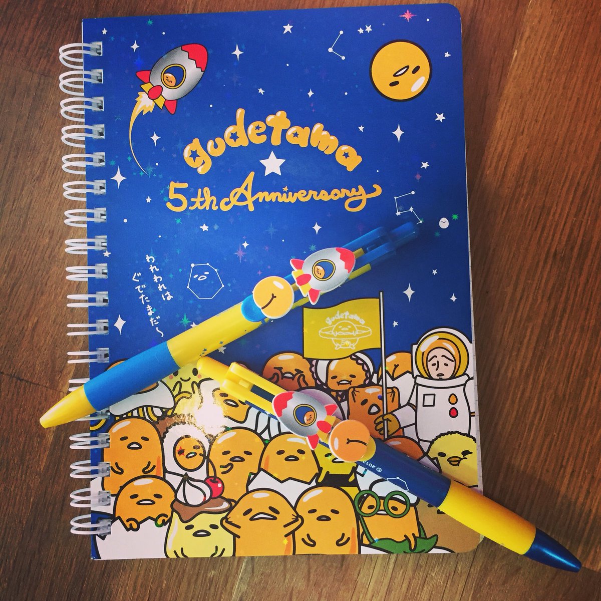 #Gudetama doesn’t mind being the #butt of the joke sometimes, because his sense of humor is out of this world! #Sanrio #hihitoys #stationery