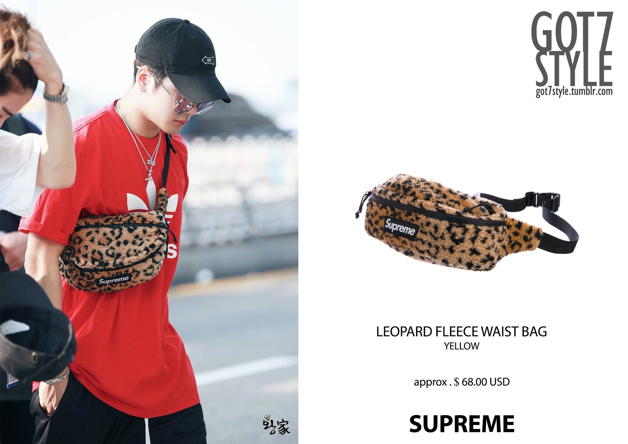 supreme 17aw leopard fleece ウエストバッグ- supreme 17aw leopard fleece ウエストバッグ-
