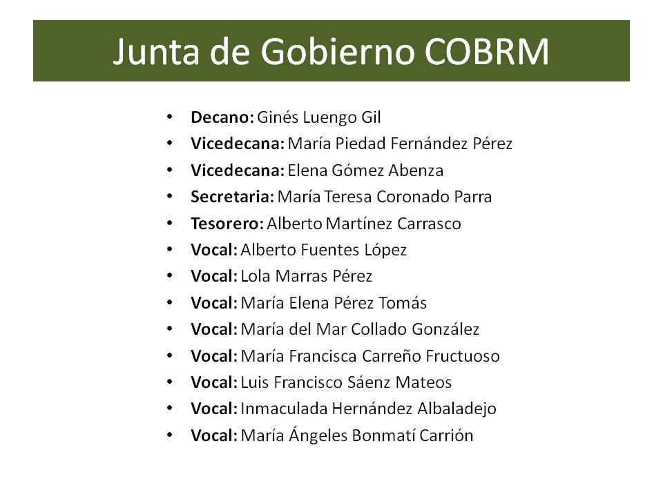 BioRegMur's tweet photo. El pasado 23 de julio tuvo lugar la toma de posesión de la nueva Junta de Gobierno del COBRM, liderada por el Dr. Ginés @LuengoGil. https://t.co/Wq6CbCLJZ2