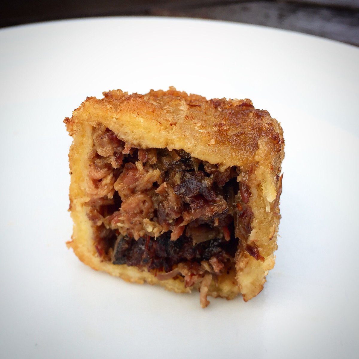 Smoked Ox Cheek Bonbons, taken a little inspiration from the masters <a href="/andylownslow/">Andy Low 'N' Slow</a> <a href="/smokestakUK/">SMOKESTAK</a>