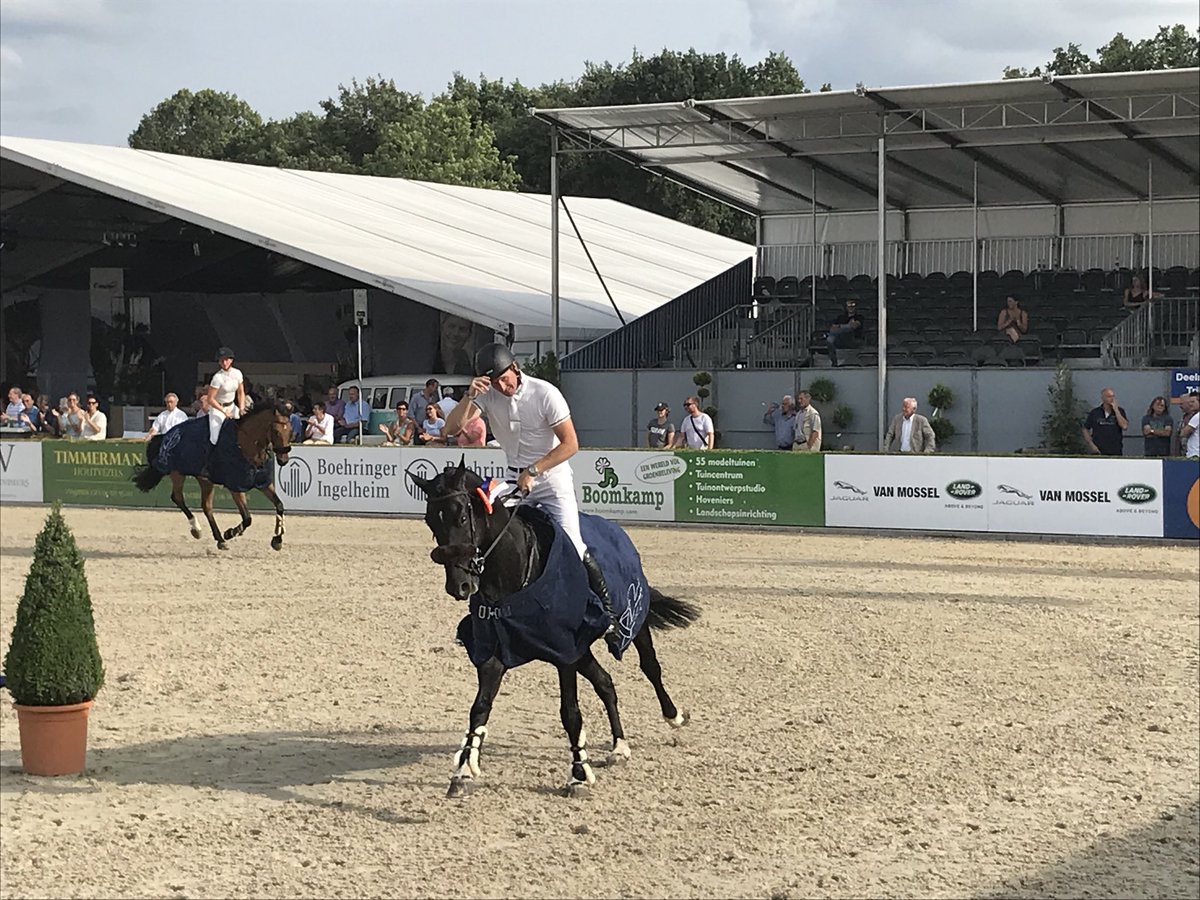 CsiOmmen's tweet image. Michael Greeve sterke winnaar van Nijwa Trophy! @CsiOmmen #CSIOmmen