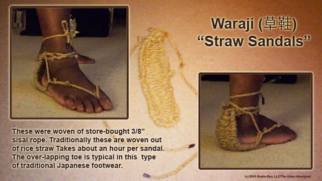 TheUrbanAboriginal on X: Primitive footwear - primitive means first, not  worst Japanese Rice Straw Sandals waraji #草鞋 #waraji #cosplay  #japaneseArt #japaneseTradition #japaneseSandals #草履   / X