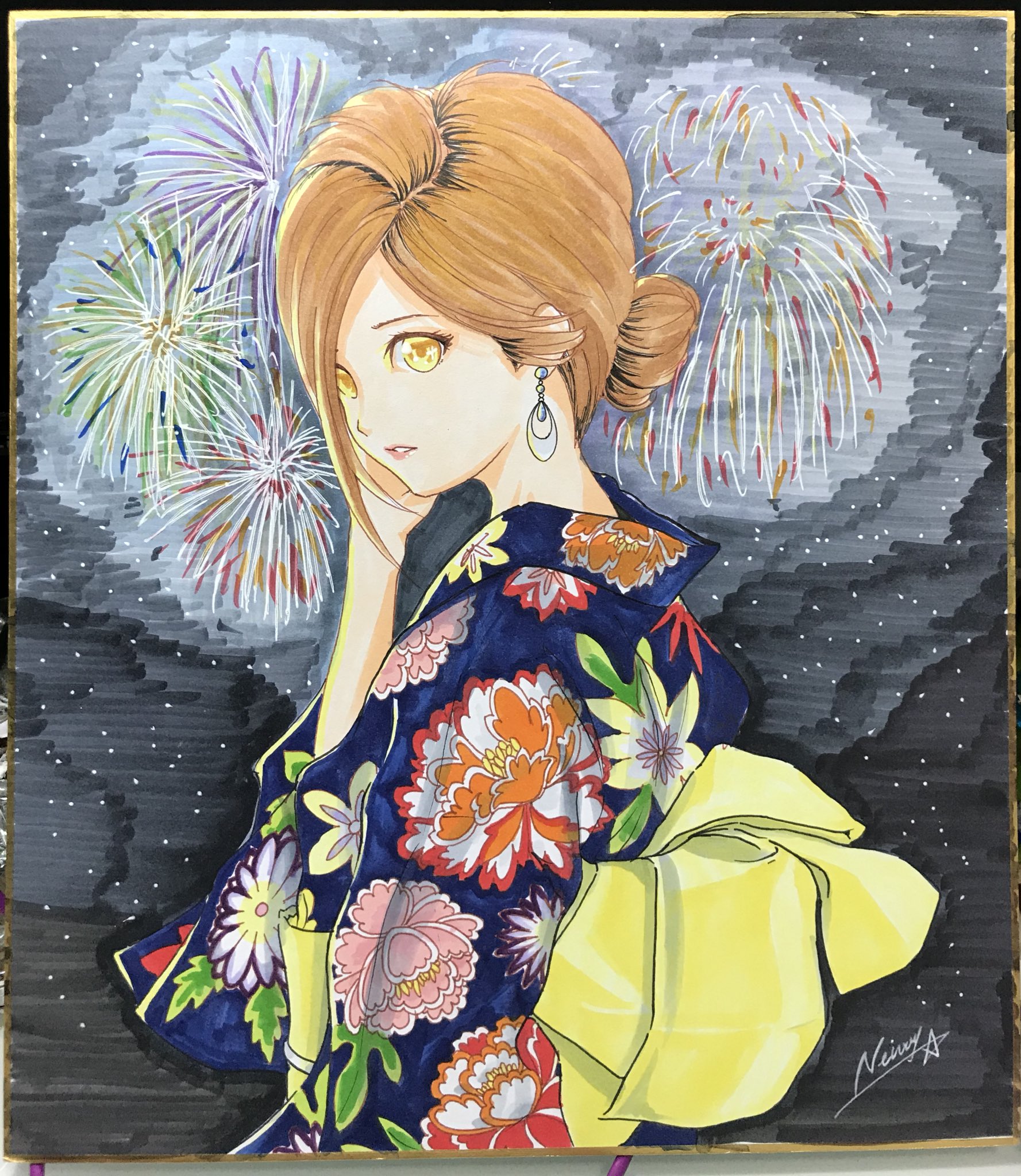 ねいび Pmn 夏といえば 浴衣に花火かな 花火より 女性を見てください 夏休み 浴衣イラスト 絵描きさんと繋がりたい ねいび Pmn 夏といえば 浴衣に花火かな 花火より 女性を見てください 夏休み 浴衣イラスト 絵描きさんと繋がりたい