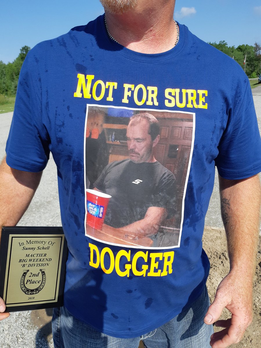 Horseshoe tourney today in honor of my brother