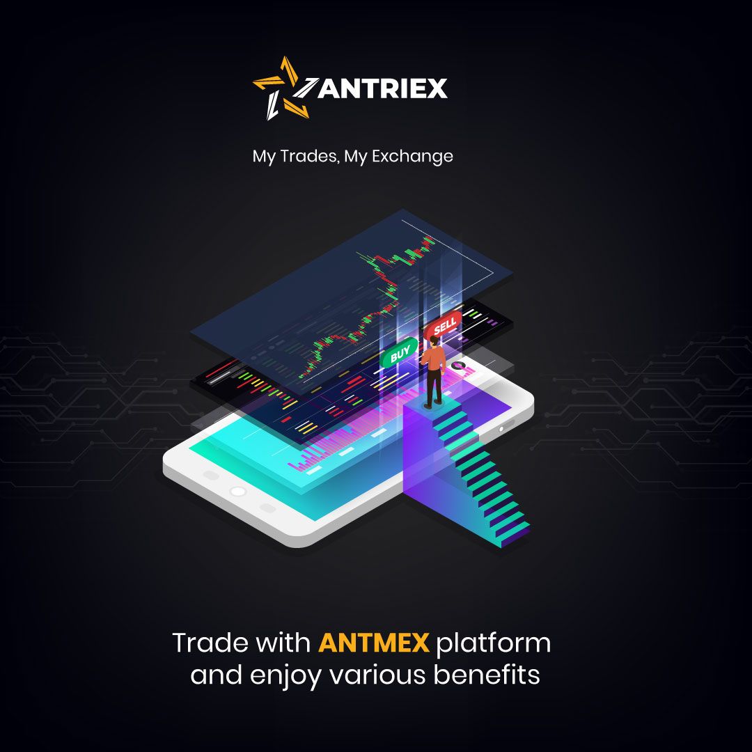 AntrieX's tweet photo. Looking for a simple, user friendly and secure #trading platform? Look no further than #Antriex. Trade with #ANTMEX platform and enjoy various benefits, as our #exchange is live, start trading now!
Additional benefits on using #ANT tokens , visit https://t.co/zkW0ZOAbhw for more! https://t.co/oGUn9Sa32r