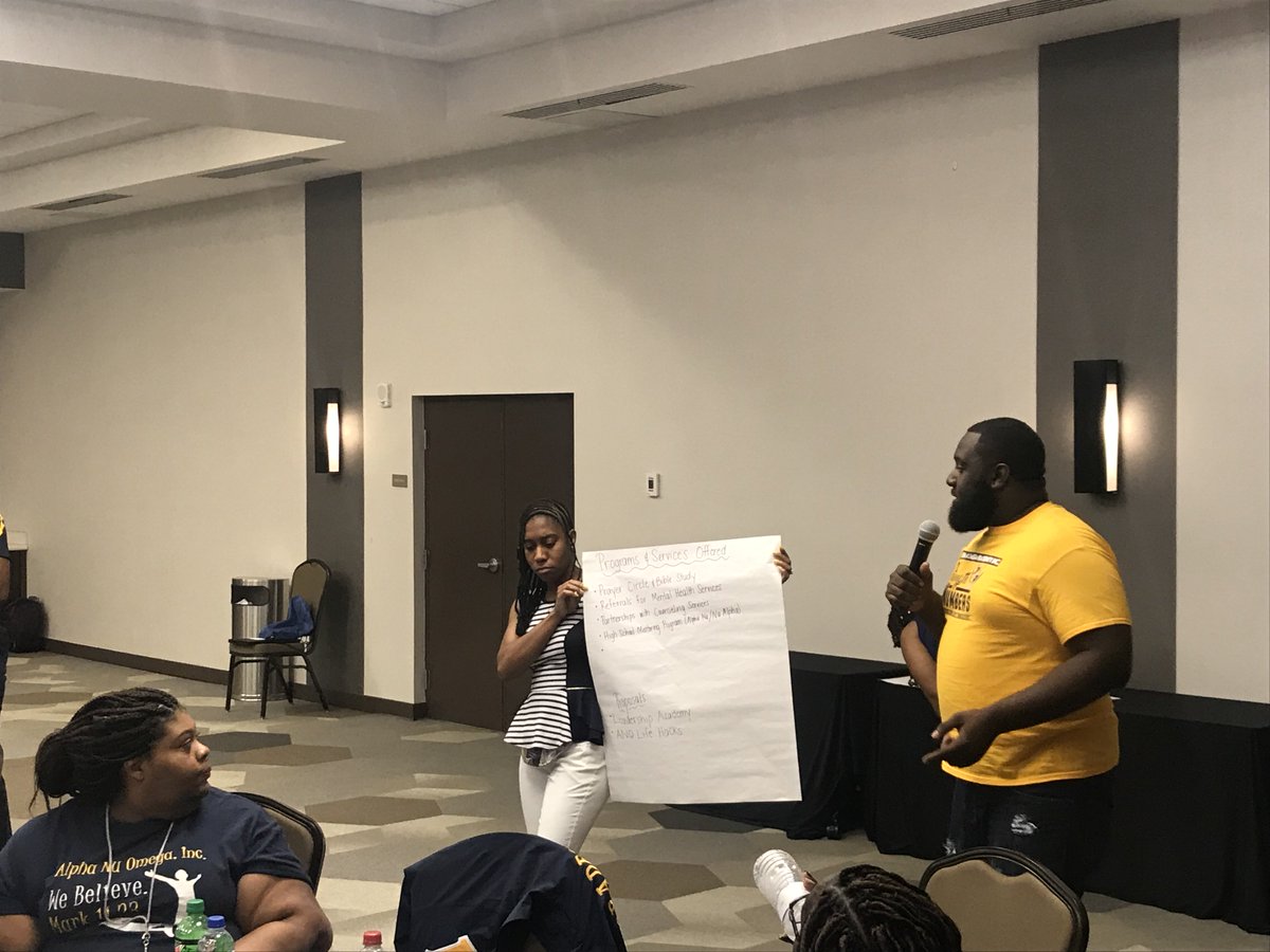 AlphaNuOmegaInc's tweet photo. Members are presenting their strategies to strengthen our business model.

#ANQconvention2018 #WeThePeople https://t.co/XRu3v08Xxu
