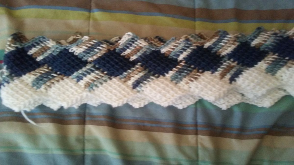 shalindram's tweet photo. Another row down #etsy shop: Enterlac blanket #bedroom #bedding #afaghan #blanket #warm #throw #crochet https://t.co/1NwfGaOrKA https://t.co/Md8KOdc03v