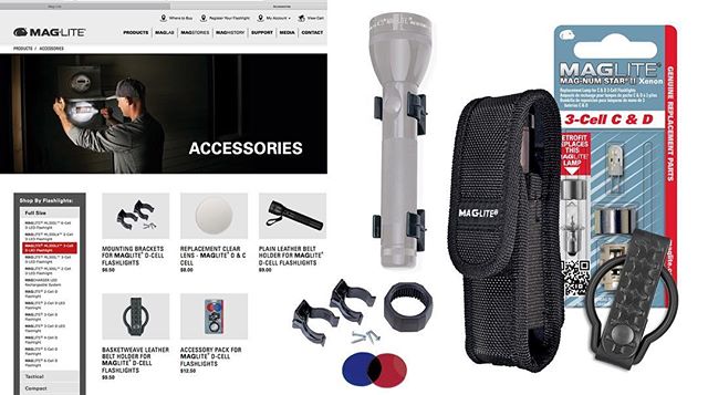 MAGLITE auf „Did you know? You can get parts and accessories for your # MAGLITE flashlight from our website? flashlight replacement holders, clips, lenses more available at select retailers