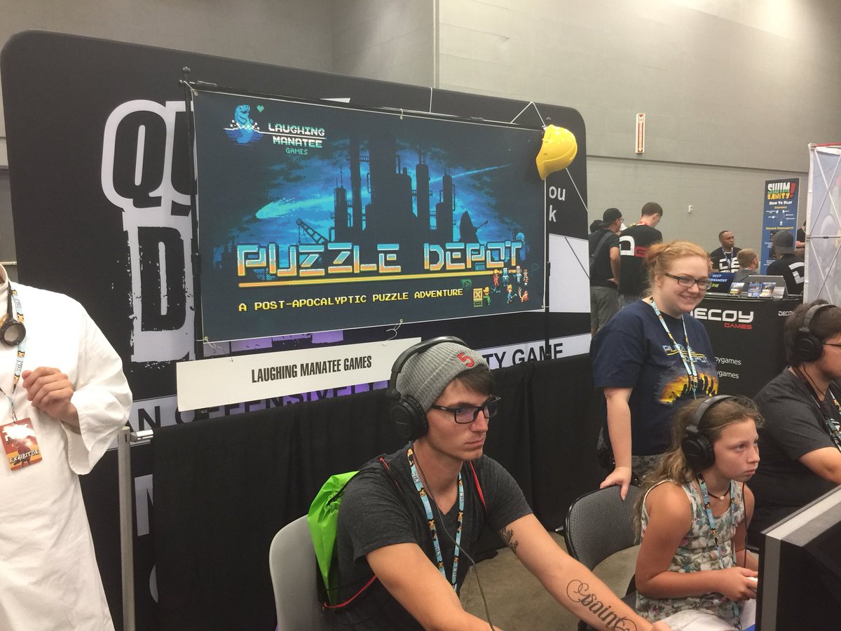 MoonfallGames's tweet photo. I’m blown away by the amazing pixel art in @PuzzleDepot #RTX2018 https://t.co/xGI7U3H6rW