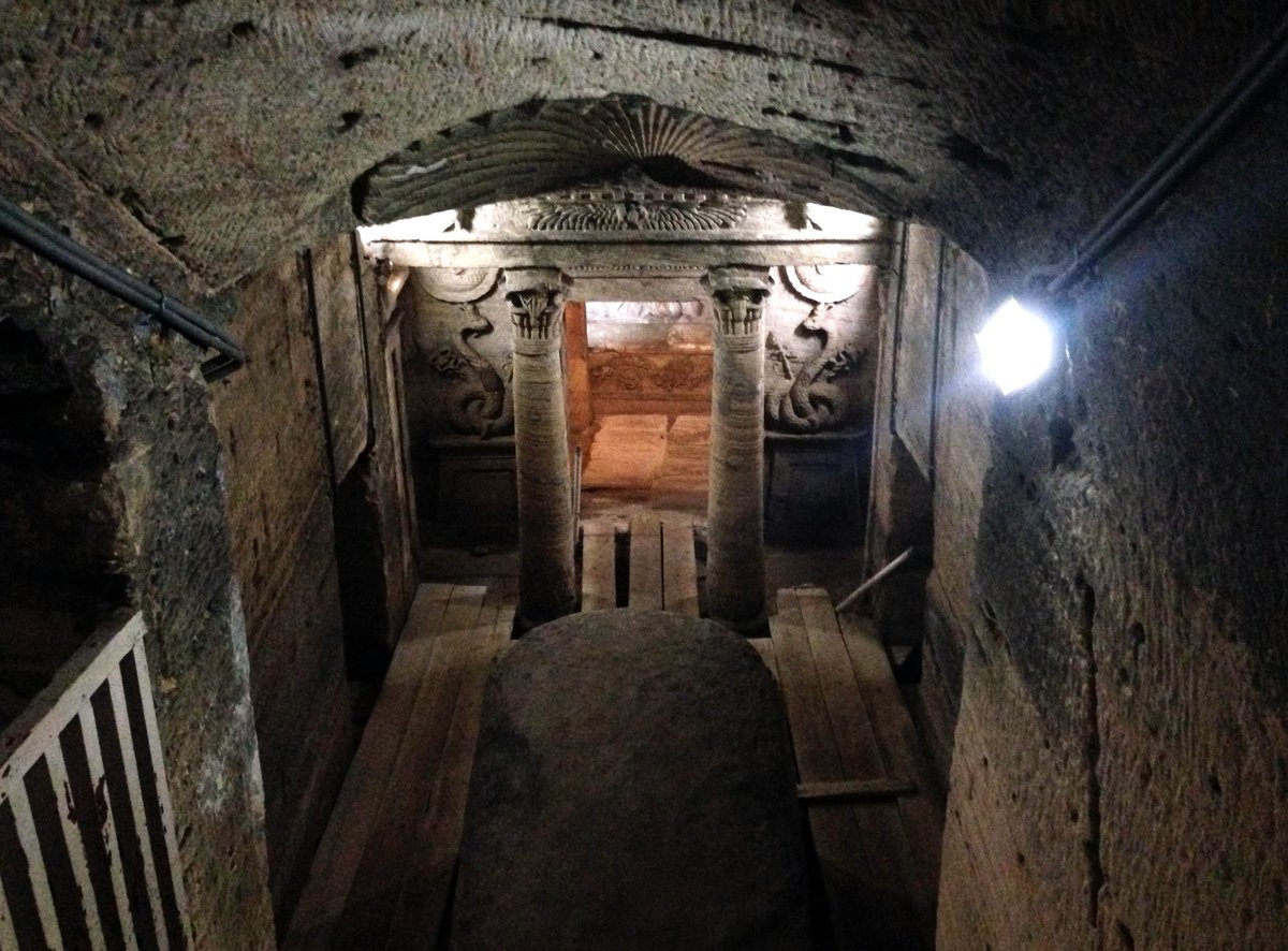chrisnaunton's tweet photo. Spent quite a bit of time in Alexandria lately visiting as many sites connected w the tombs of Alexander &amp; Cleopatra as possible with #MissingTombs groups (https://t.co/x4L7imCxfE): Kom es-Shoqafa, Shatby, Taposiris Magna... @AWTours https://t.co/MKp4a7Rb4b