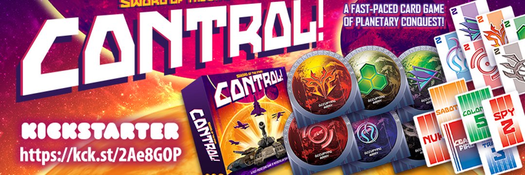 PocketCSNerd's tweet photo. In 30mins I'm doing another demo of 'CONTROL!' at the #FEPH2018 hall (hosted by @DE_Gaming) at #GenCon2018! https://t.co/n20bOiPCK2