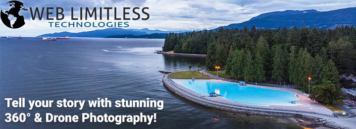 Save 81% and Boost Your Visibility with a Complete Property Photoshoot Bundle! 360° Pictures/Video, Drone Shots &amp; more, by Web Limitless Tech! #VancouverIsland

Perfect for Real Estate for sale, Airbnb, Hotels, Golf Courses, Cafés, Restaurants and more: IDD.Sale/Web-Limitless