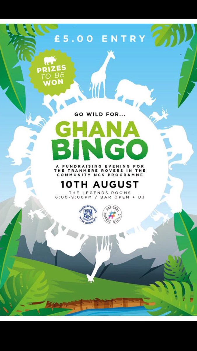 TRFCCommunity's tweet photo. NCS|| Some of our young people who have been taking part in our NCS Programme are fundraising to go to Ghana. All support is welcome! Contact Will for more information - 0151 608 2354 https://t.co/uPivxKdfm9