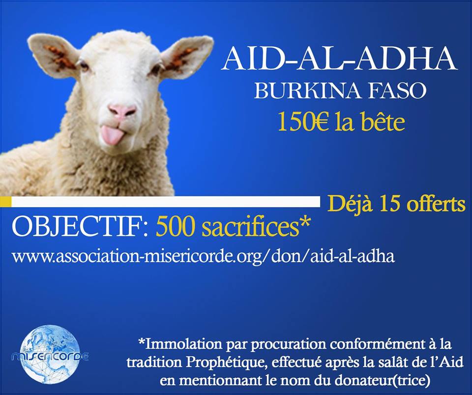 AsMisericorde's tweet photo. Offrez maintenant votre sacrifice sur https://t.co/lGtIQuOO9A

BismiLlah 💪 https://t.co/ewCPiDc9Md