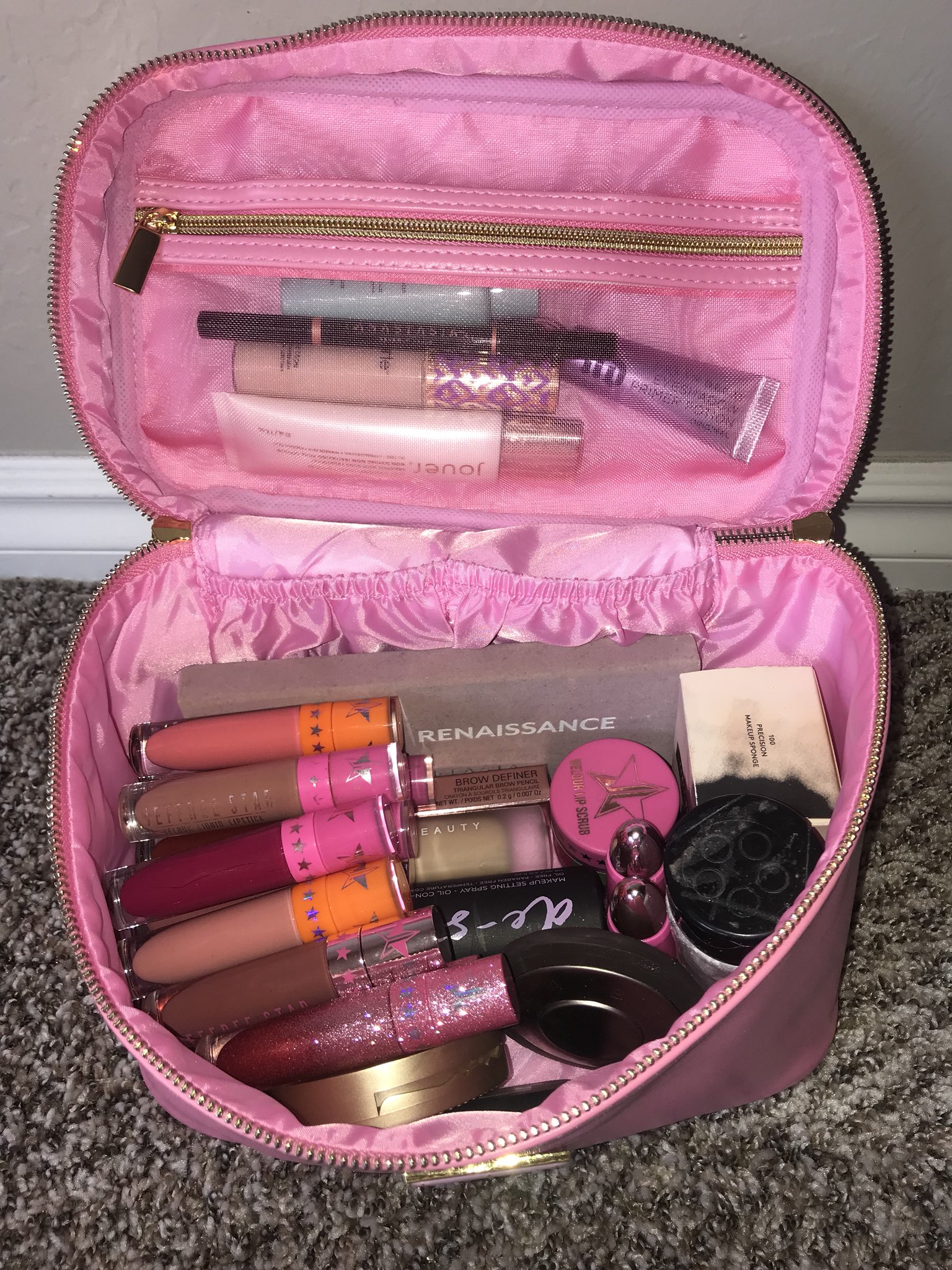 Jeffree Star Cosmetics Clear Cosmetic Bags