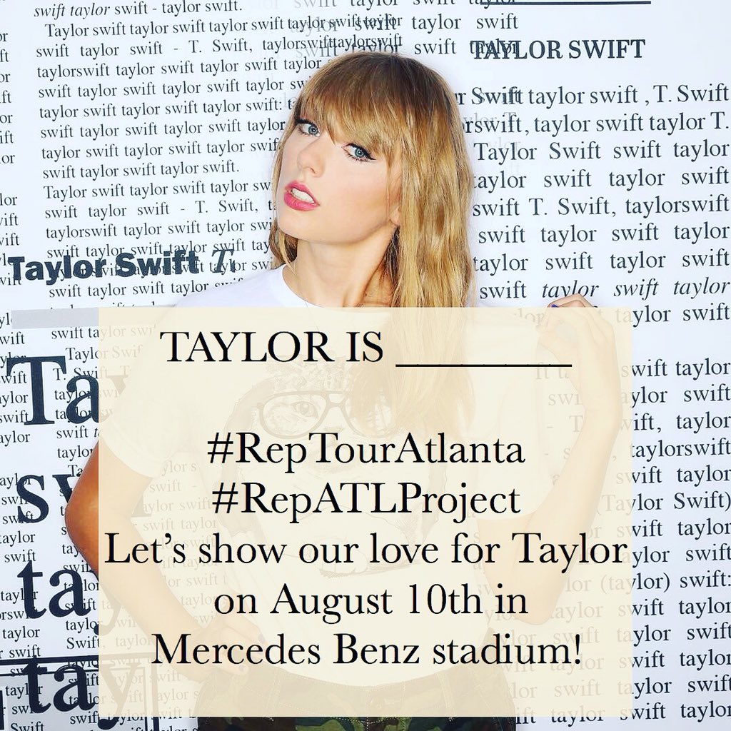 RepATLProject's tweet image. hey guys :) six days and i really feel like throwing up ?? once again, if you know anyone going to the shows tell them about this project! see my pinned tweet for details 🖤✨ #repTourAtlanta #ReputationStadiumTour #repatlproject