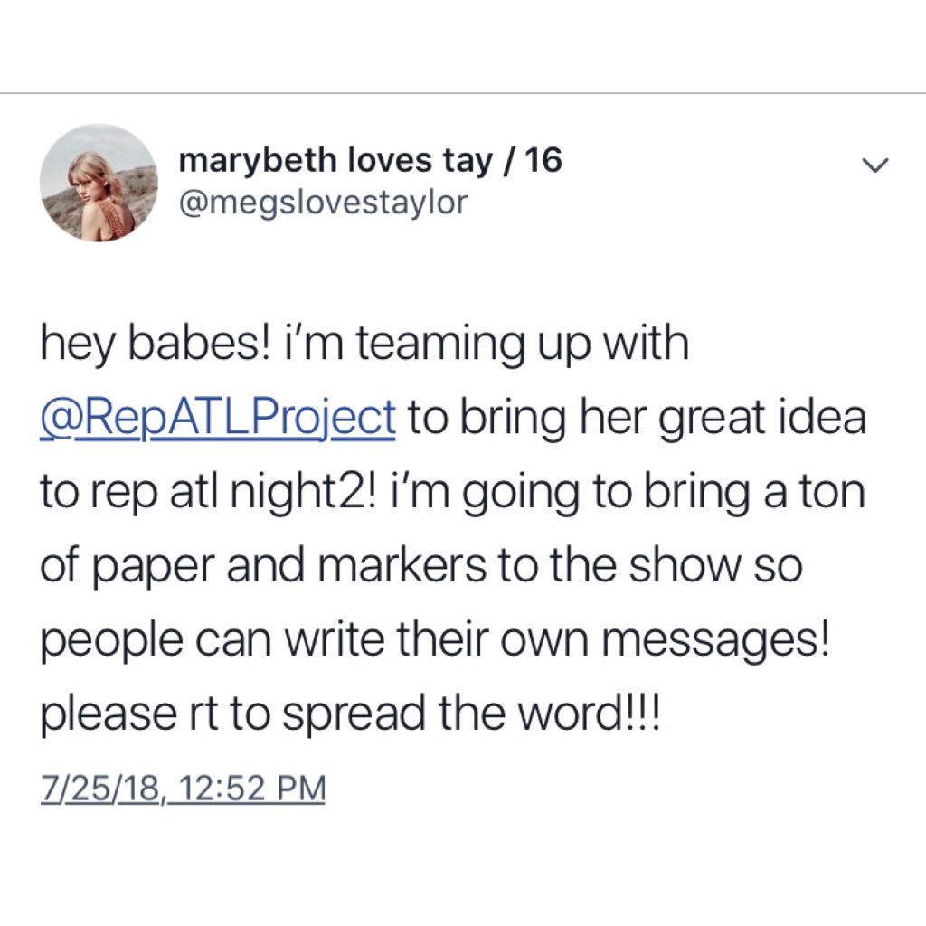 RepATLProject's tweet image. hey guys :) six days and i really feel like throwing up ?? once again, if you know anyone going to the shows tell them about this project! see my pinned tweet for details 🖤✨ #repTourAtlanta #ReputationStadiumTour #repatlproject