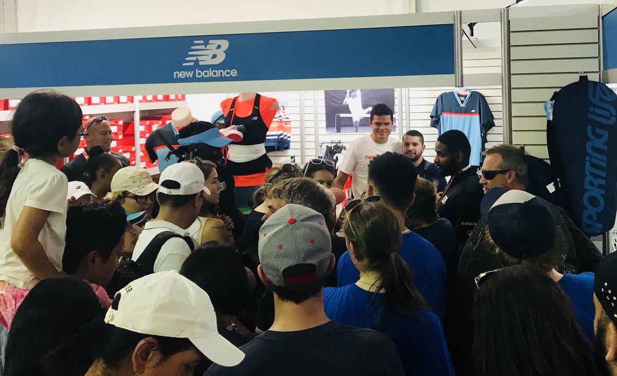 Thanks to all the fans who stopped by the @NBTennis booth at the @rogerscup 🙌