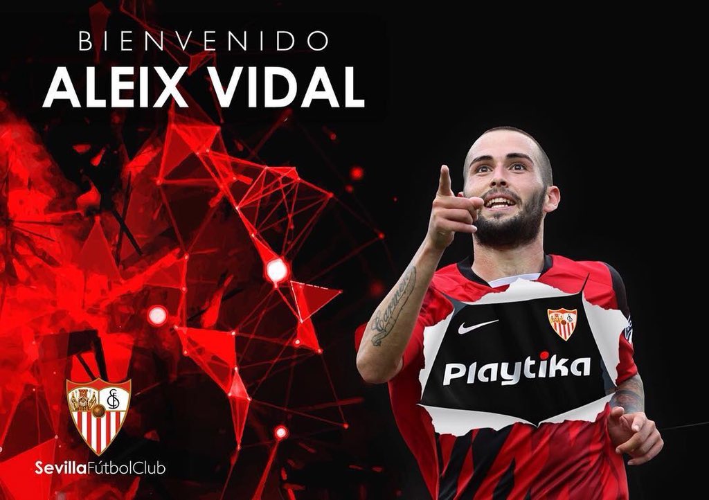 ftpro95's tweet photo. 🚨Oficial: Ya existe un principio de acuerdo entre el Barcelona y el Sevilla por el fichaje de Alex Vidal. El lateral derecho regresa al club hispalense a cambio de unos 8,5 millones de euros más dos en variables y firmará un contrato de cuatro temporadas.
#FTPro #alexvidal https://t.co/vdk3UhTvK5