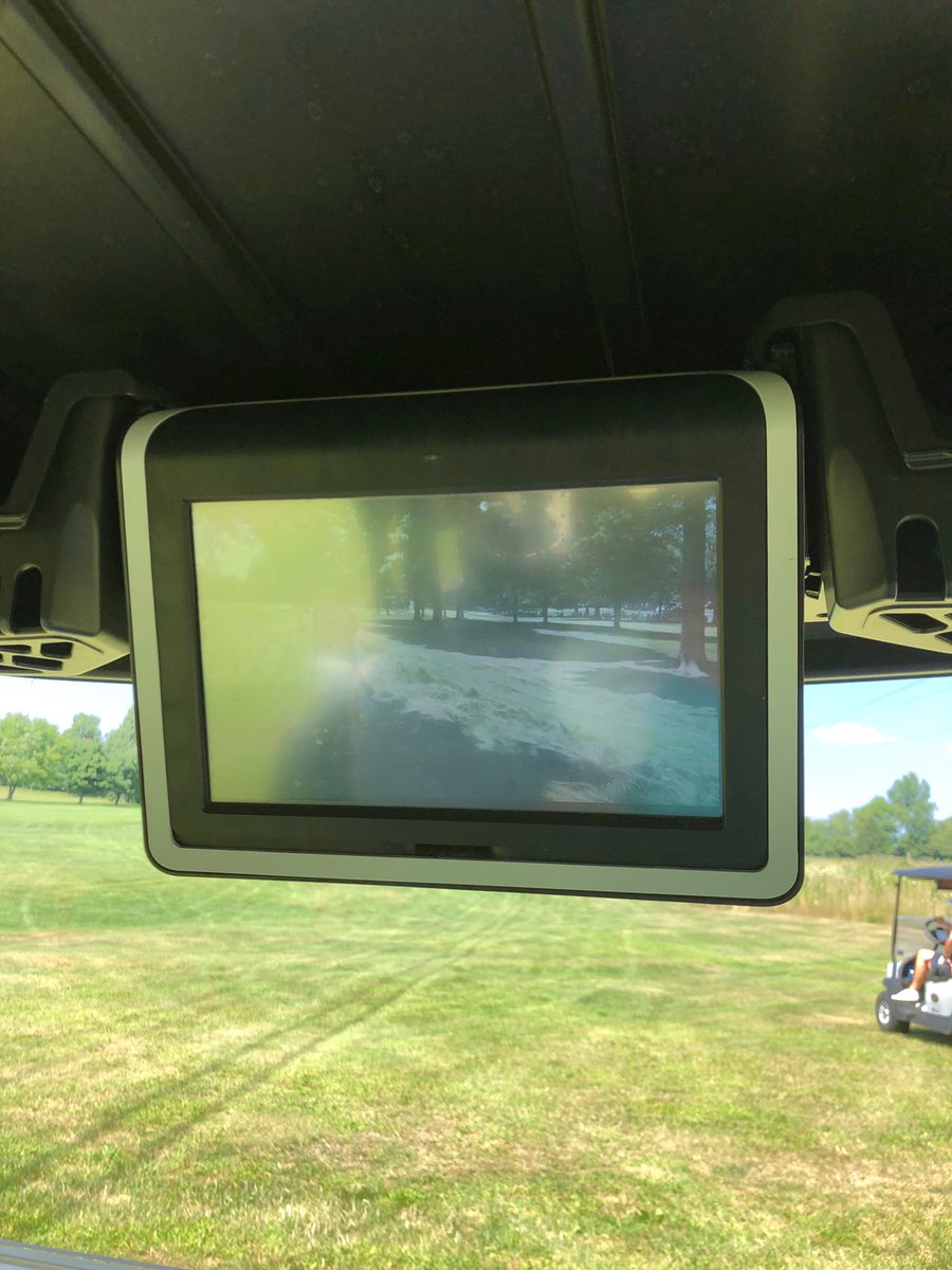 Unbelievable, watching Firestone while playing golf at Chippy #livestreaming