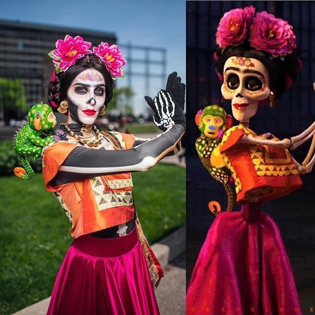 Ezcosplay on X: Frida from Coco. cosplay by @alittleandroid shot