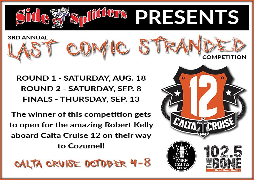 SSCCTampa's tweet photo. Our lovely host for these shows is @SpanishEP #TheMikeCaltaShow #Lastcomicstranded https://t.co/VEurhPDHBz