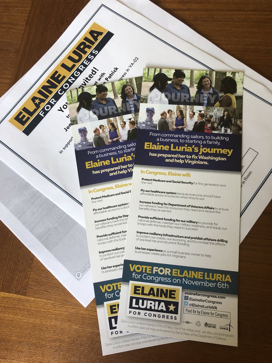 My favorite thing about knocking on doors?  Meeting neighbors and finding out we have much in common. Concern about offshore drilling, sea level rise, flooding that closed our neighborhood last week, protecting veterans.  There is always common ground!  #IntegrityWins #FlipVA02