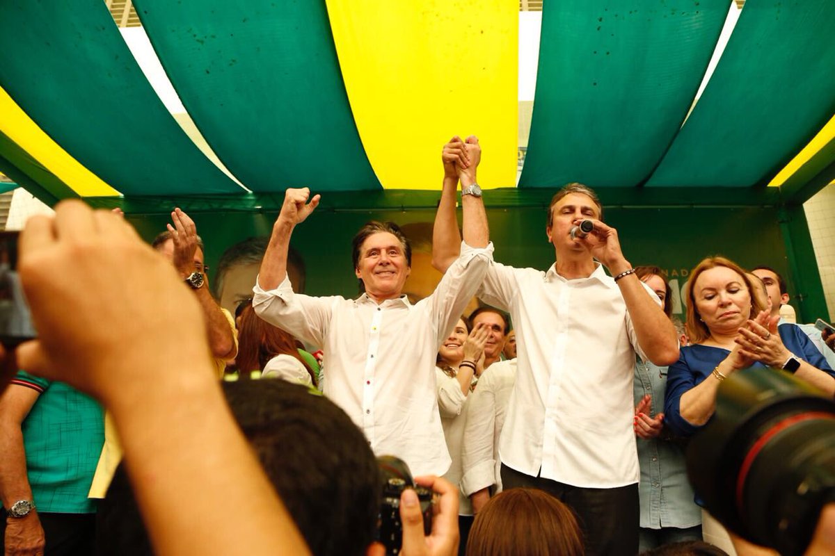 Eunicio's tweet photo. Obrigado, Ceará! #JuntosPraFazer #PraContinuar #Ceará https://t.co/OOFQnYDMiM
