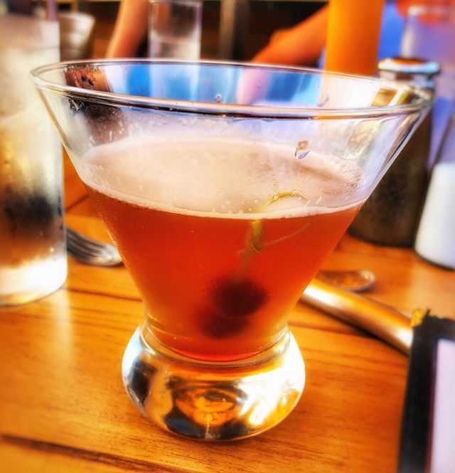 I ordered a Manhattan.  This drink is shaken and is not a Manhattan. ¯\_(ツ)_/¯ meh 🥃? ift.tt/2AIorO6