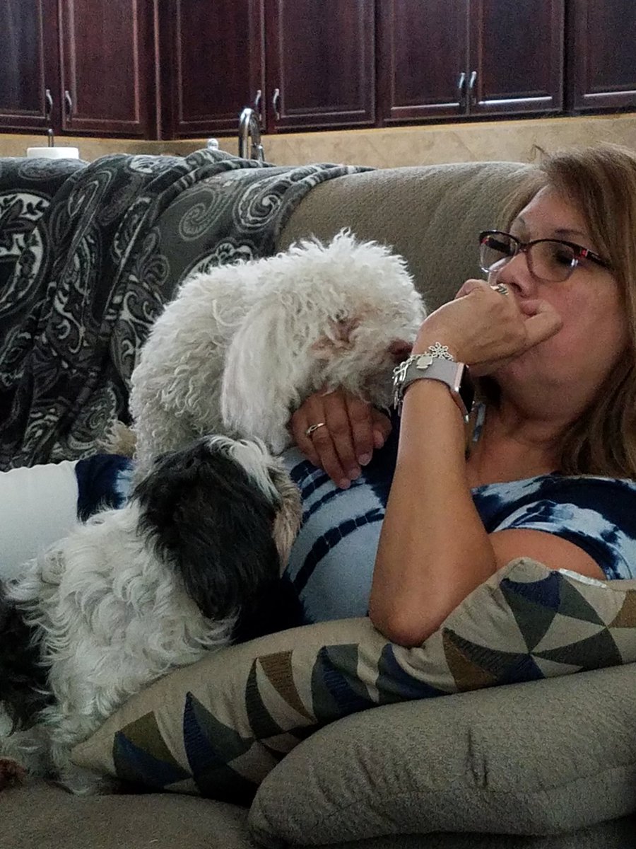 Is it love or is it the cookie she's eating.