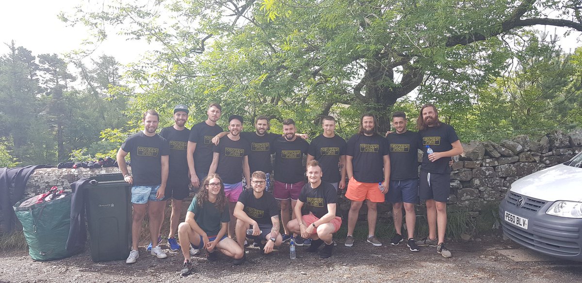 EndlessNE's tweet image. Great group of lads out today celebrating Watkins stag. #starwarstheme #stagweekend #whitewater #gorgewalking #NewcastleNE1