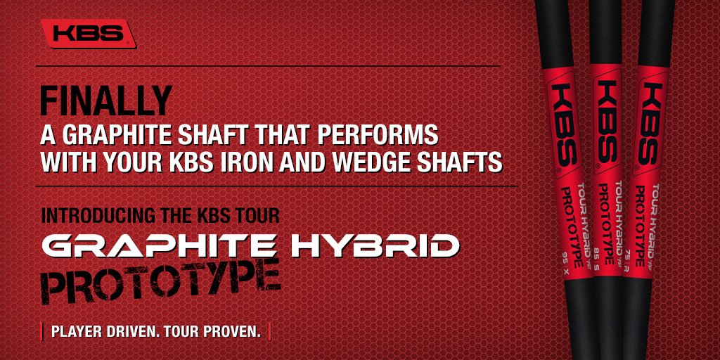 KBSGolfShafts's tweet photo. Switch to the @KBSGolfShafts Tour Graphite Hybrid & Change your game TODAY. Available NOW at https://t.co/DuOv7uiNd5 & finer golf retailers worldwide| Player Driven. Tour Proven. |#lookfortheredlabel #fityourgame #kbsgolfshafts #playerdriventourproven https://t.co/yGyhEtDZFb https://t.co/YuKXizkz3F