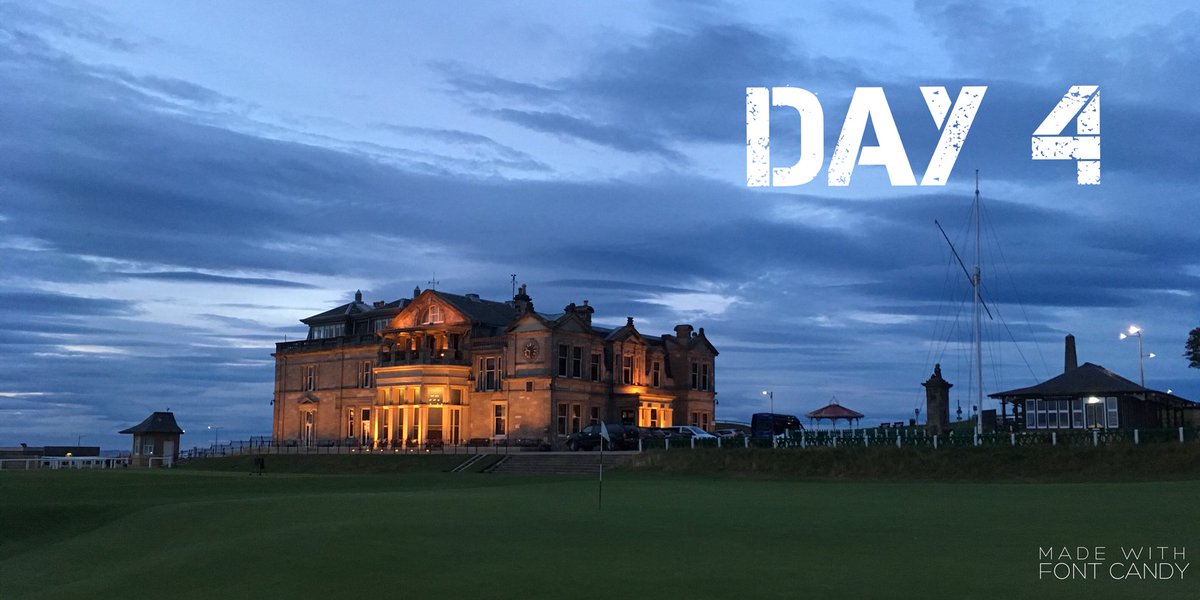 Another busy day for our aspiring champion golfers. Now it’s time to rest before their tournament practice round tomorrow 🏌️⛳️🏌️‍♀️ #ELITE #StAndrews #Juniors