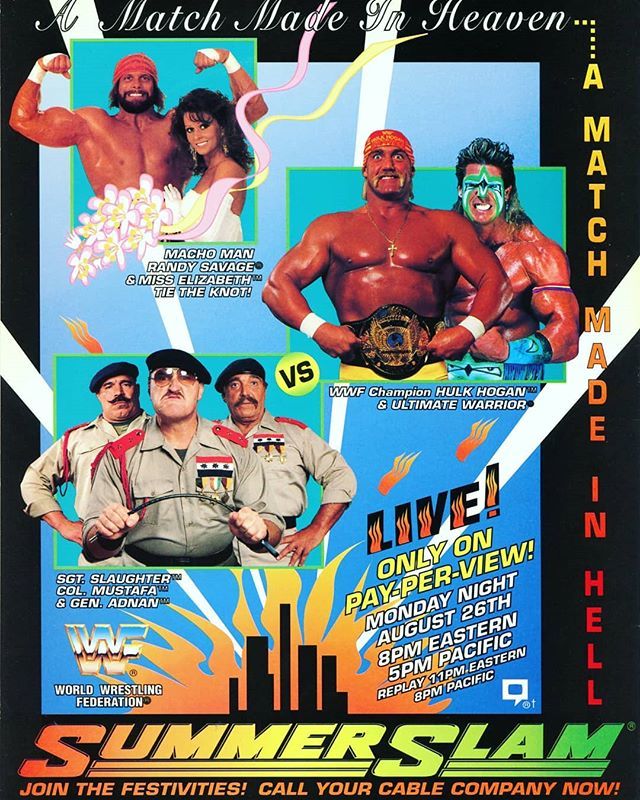 WWF_TFY's tweet photo. #summerslam #amatchmadeinheaven #amatchmadeinhell #ironsheik #colmustafa
#sgtslaughter #camelclutch
#hulkster #hulkrules #hulkhogan #hulkamania #hollywoodhulkhogan #hollywoodhogan #hulkhoganwwftfy #wwf #colmustafawwftfy
#ultimatewarrior #summerslamwwftf… https://t.co/pE9gIq7H8w https://t.co/rJv9aNhW6X