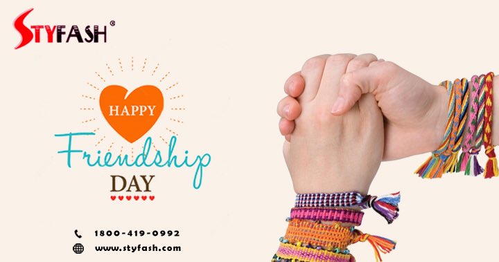 styfashstore's tweet photo. StyFash wishes all A Happy Friendship Day.
#friendshipday #friendsarefamily #styfash #celebration https://t.co/sLHUa5aVUB