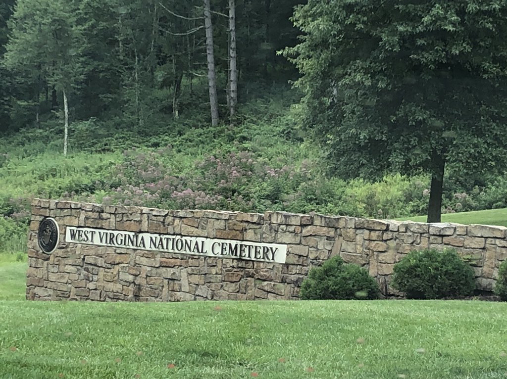 This picture is worth a thousand words. It illustrates heroism, dedication, love, honor, and respect. It was humbling to drive through here to lay my uncle to rest. So grateful for the sacrifices others make for our country! #godblessoursoldiers