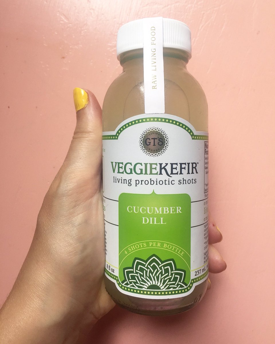 Gift from a client! Holy Wowza this stuff is delicious! And #guthealthy! Who else has tried it?!
.
.
#veggiekefir #kefir #livingprobiotics #probiotics  #guthealing #guthealth #guthealthmatters #leakygut #healthygut #healthyguthealthylife #nutritionaltherapy