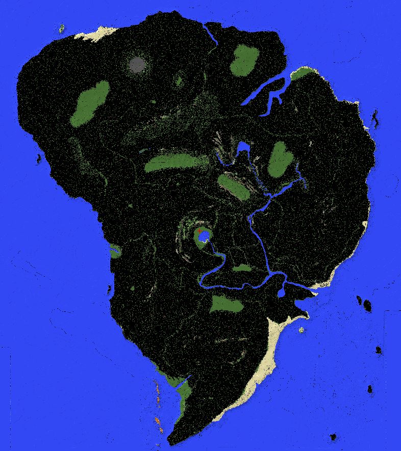 Карта острова нублар