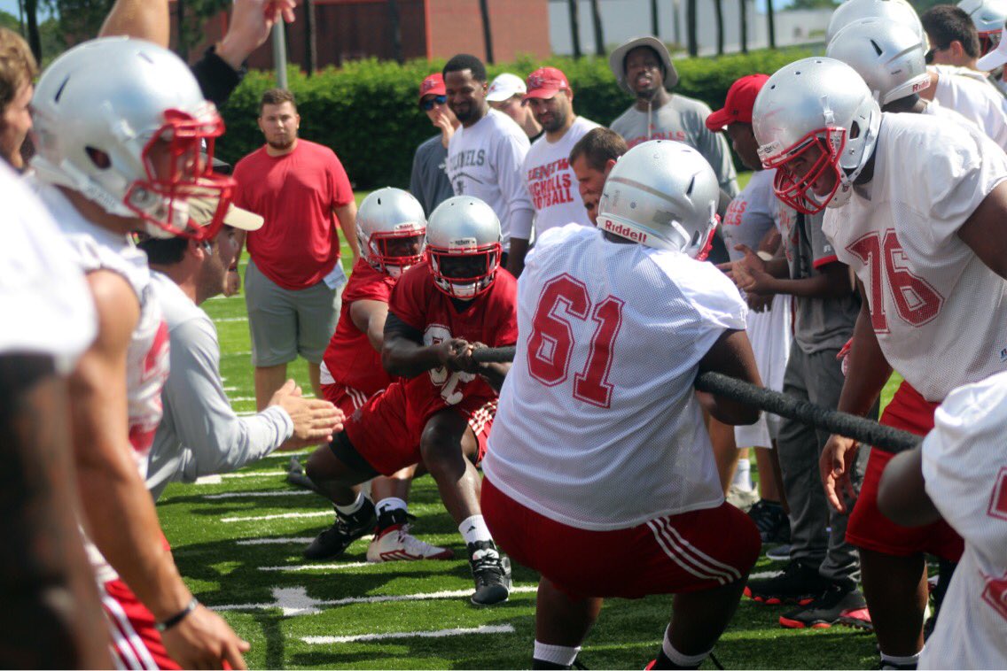 Nicholls_FB's tweet photo. Day ✌️ of #ColonelsCamp is complete. Head over to our Facebook page to see the full photo gallery #GeauxColonels
📷 https://t.co/0xzSGduJDP https://t.co/bDR4g5fUjr