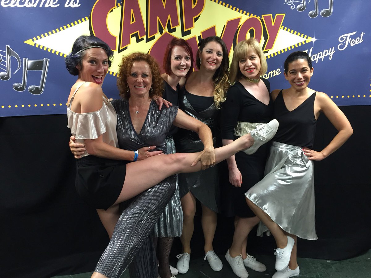 Saturday night and it’s the legendary Camp Savoy cabaret. Taking the stage for  one last time .... #LindyHop