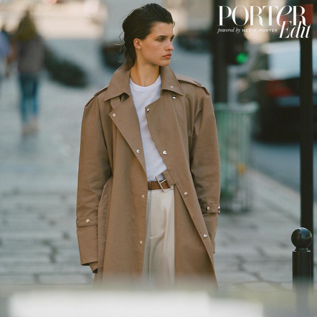 In this week's #PorterEdit, model <a href="/JuliaVanOs/">Julia</a> showcases this season’s must-have trench coats. porterm.ag/RZ0wV5