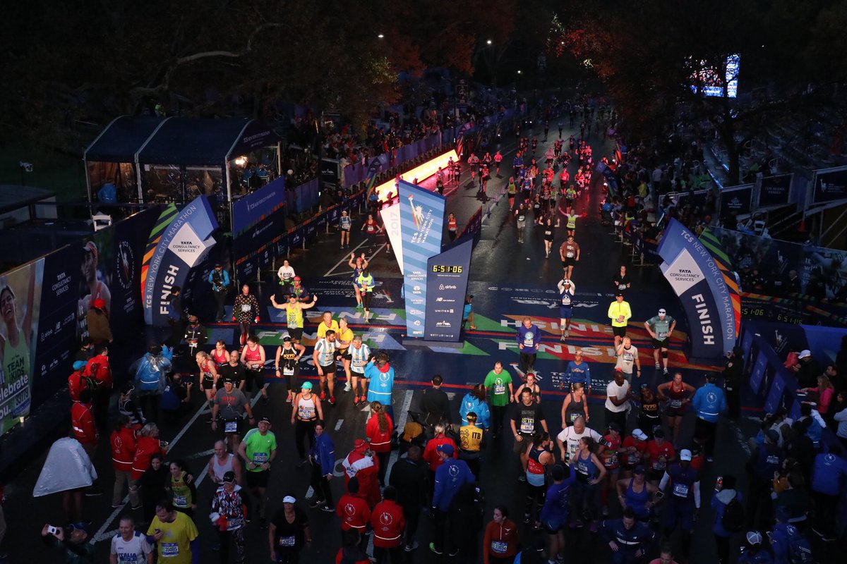 Three months from today, 50,000+ runners from all over the world will cross the #TCSNYCMarathon finish line. Raise your hand if you can’t wait for race day! 🙋‍♀️🙋‍♂️